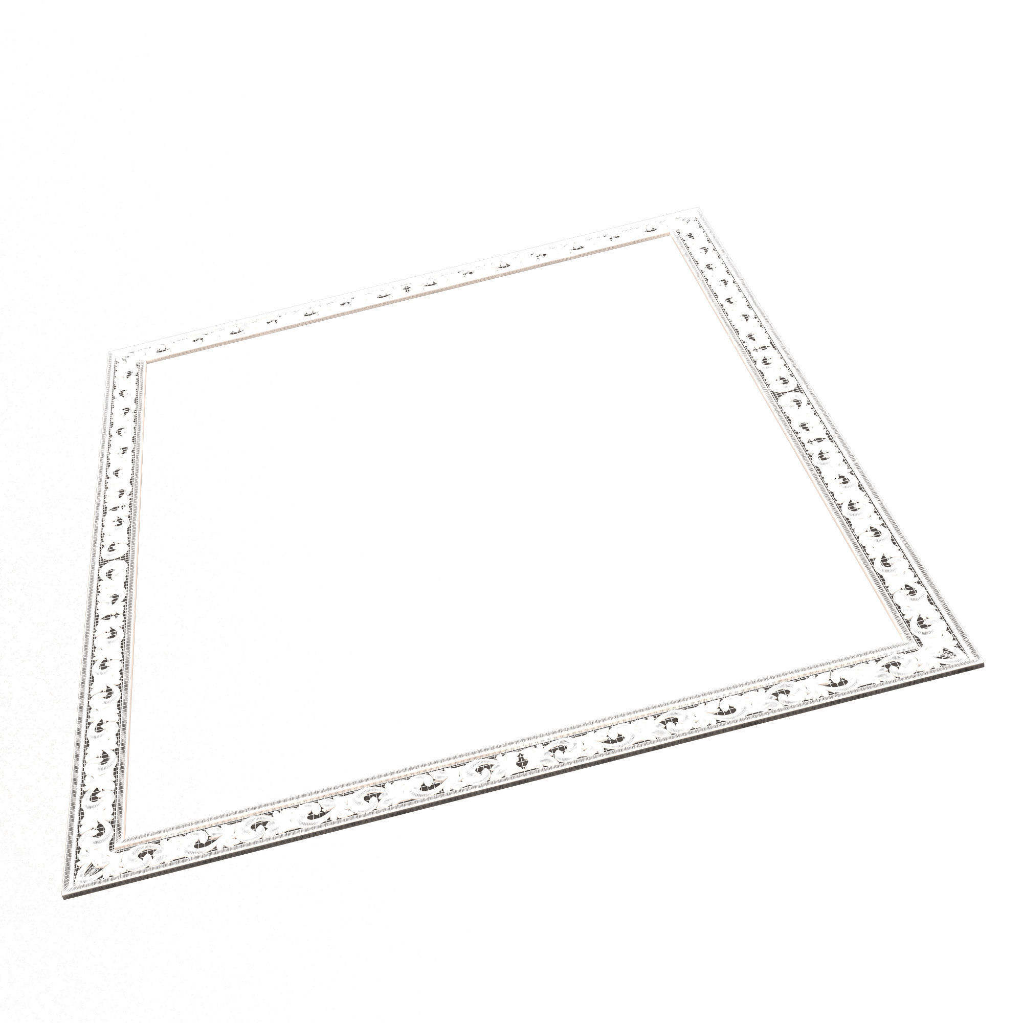 Classic Frame 022 Low-poly 3D model_11