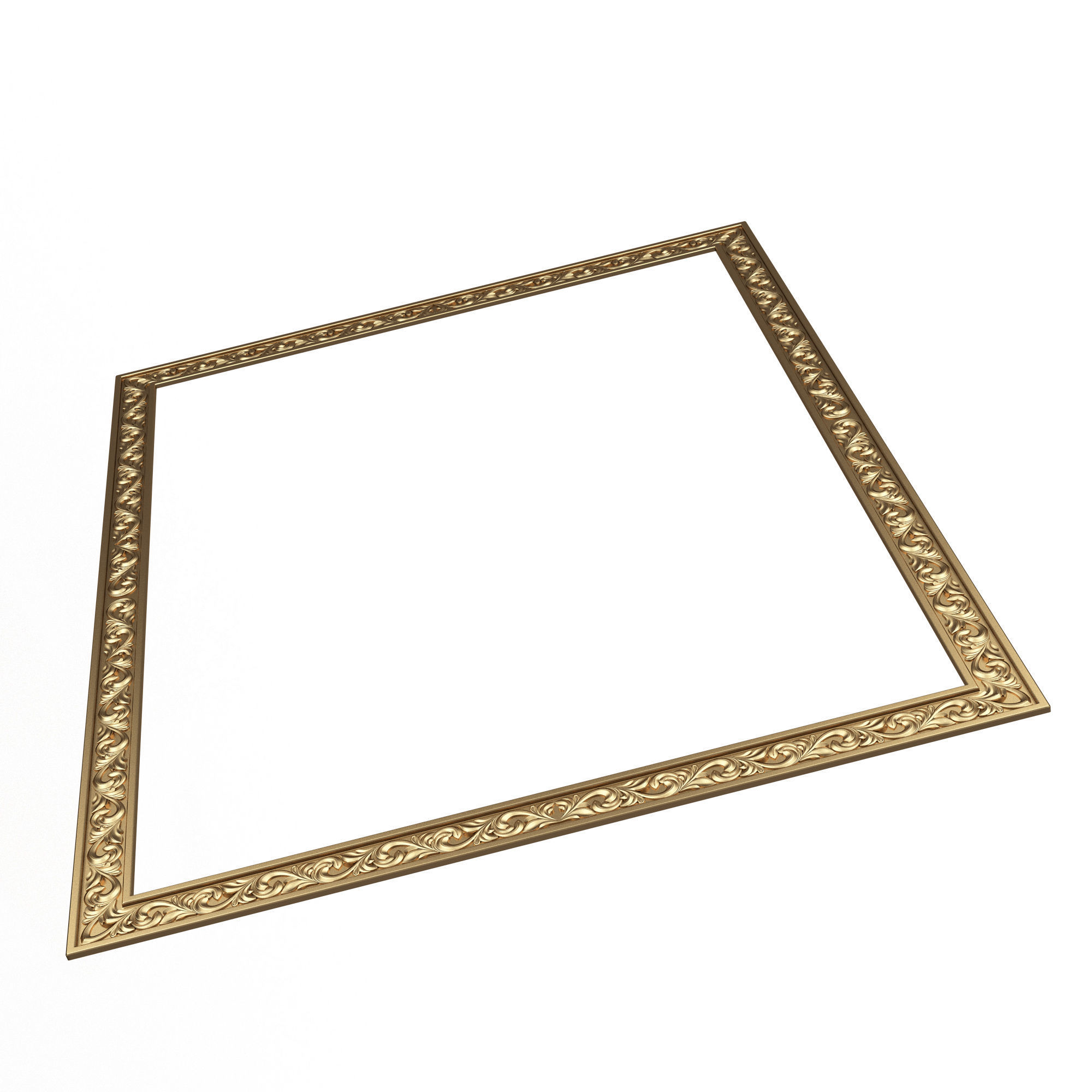 Classic Frame 022 Low-poly 3D model_5