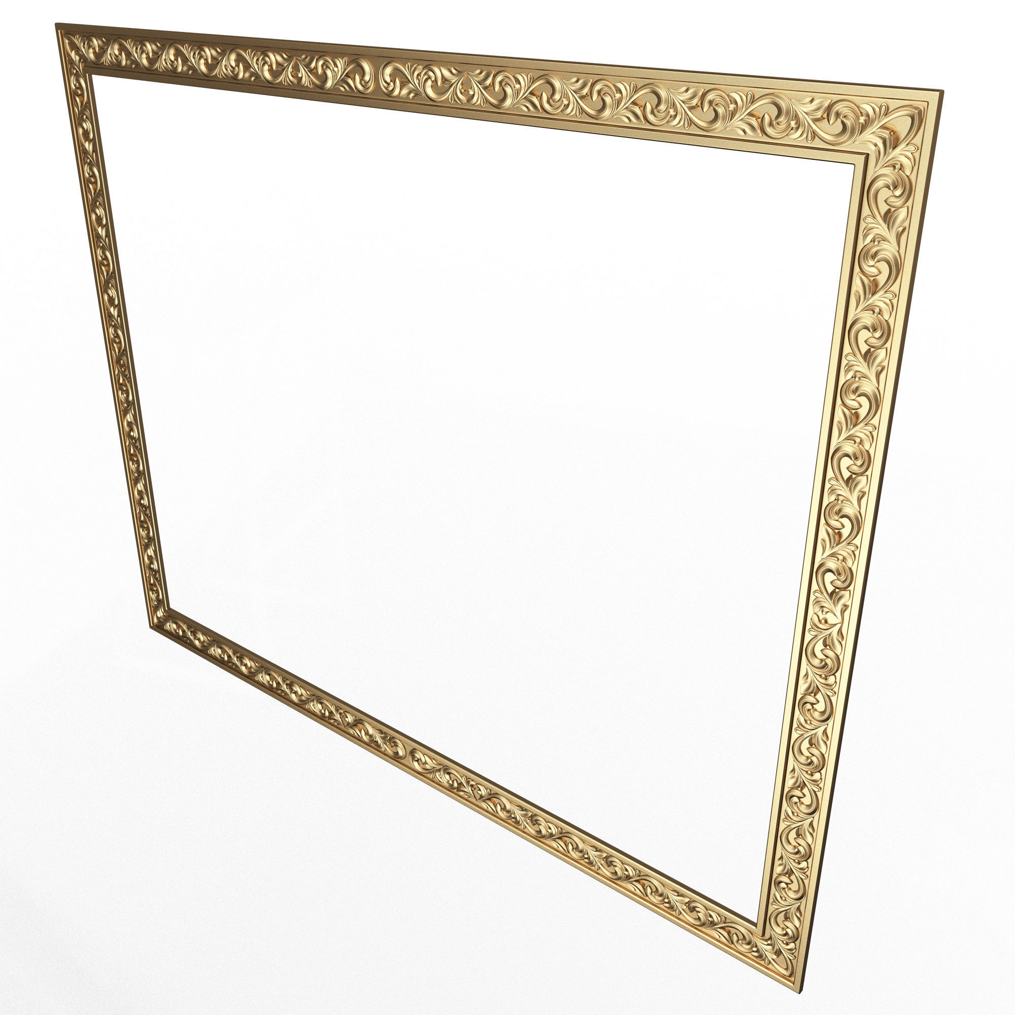 Classic Frame 022 Low-poly 3D model_2