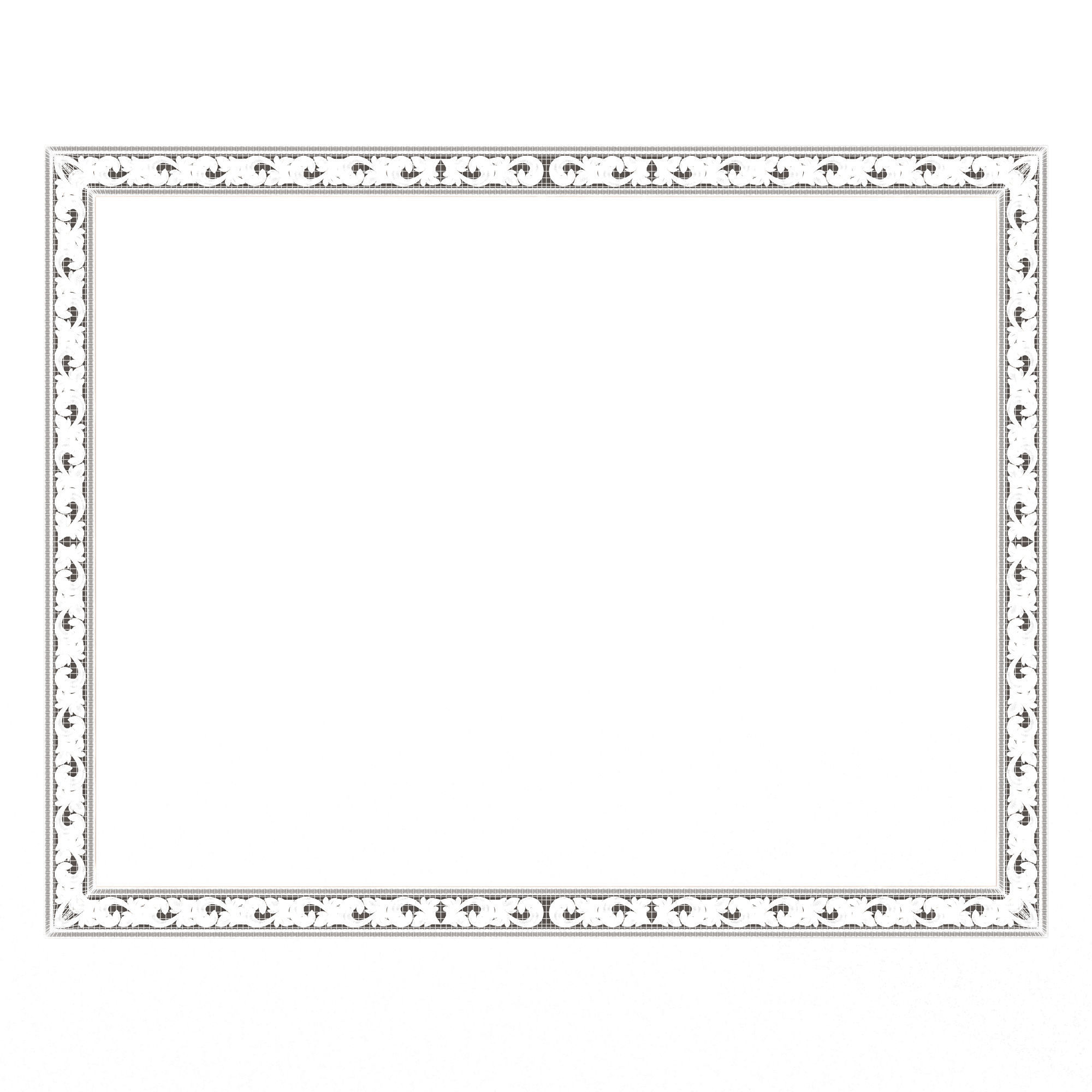 Classic Frame 022 Low-poly 3D model_6