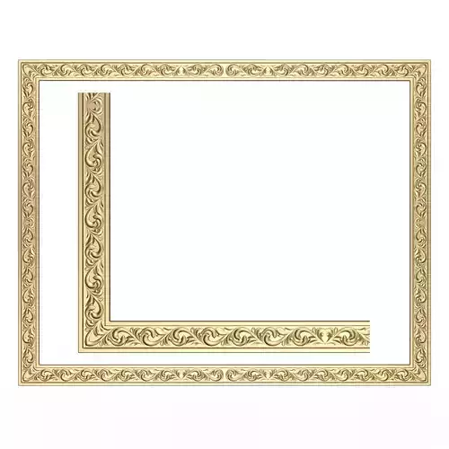 Classic Frame 022 Low-poly 3D model