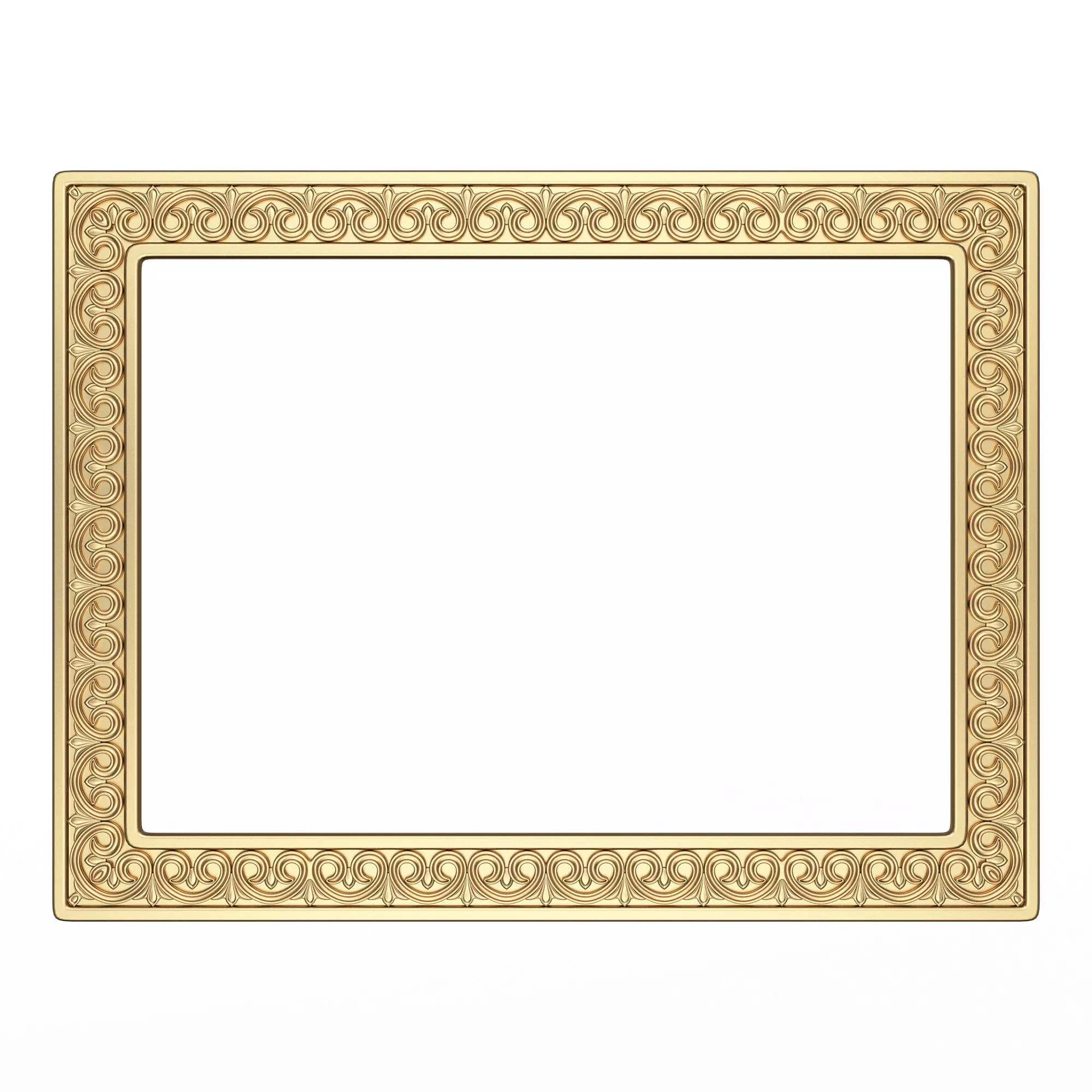 Classic Frame 023 Low-poly 3D model_0