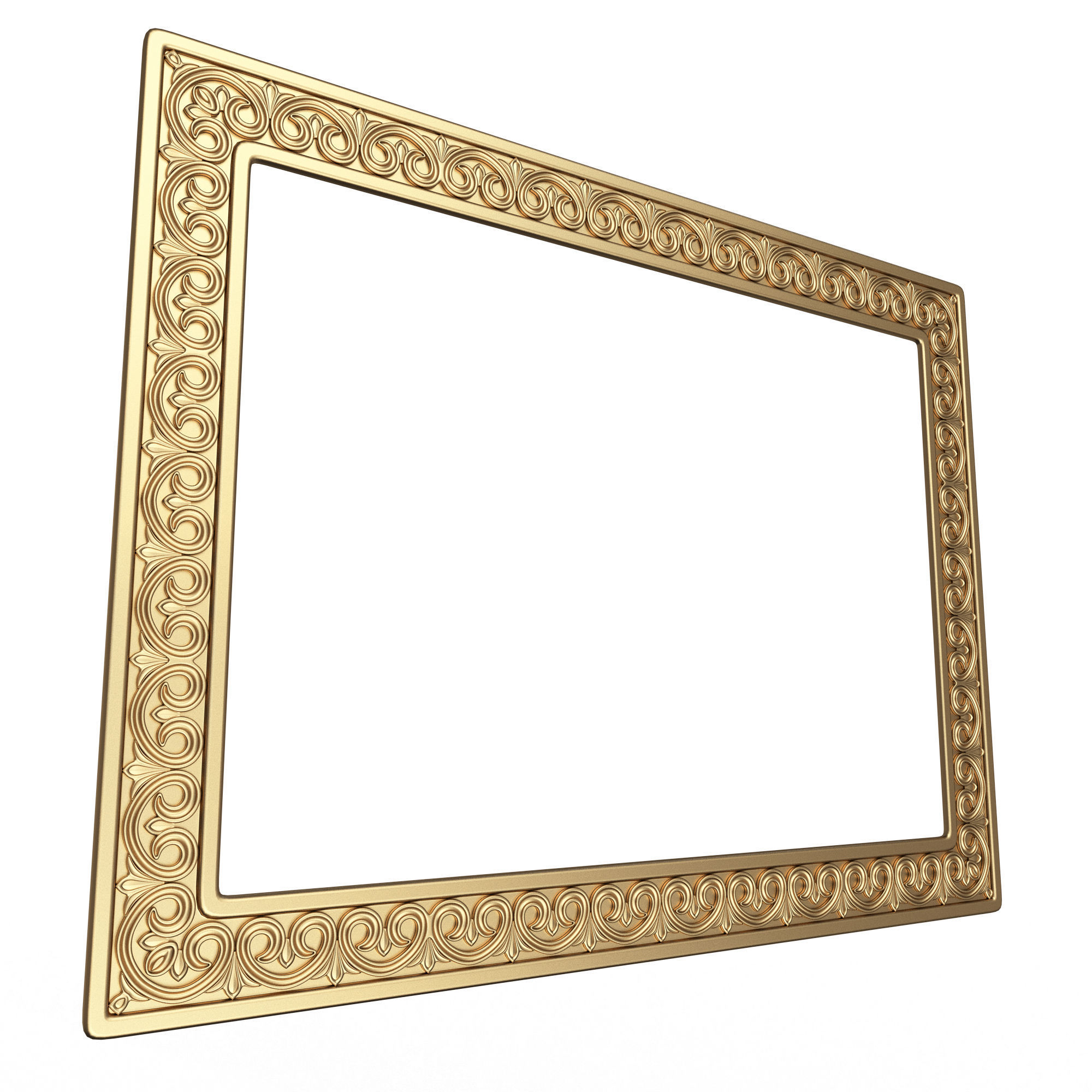 Classic Frame 023 Low-poly 3D model_1