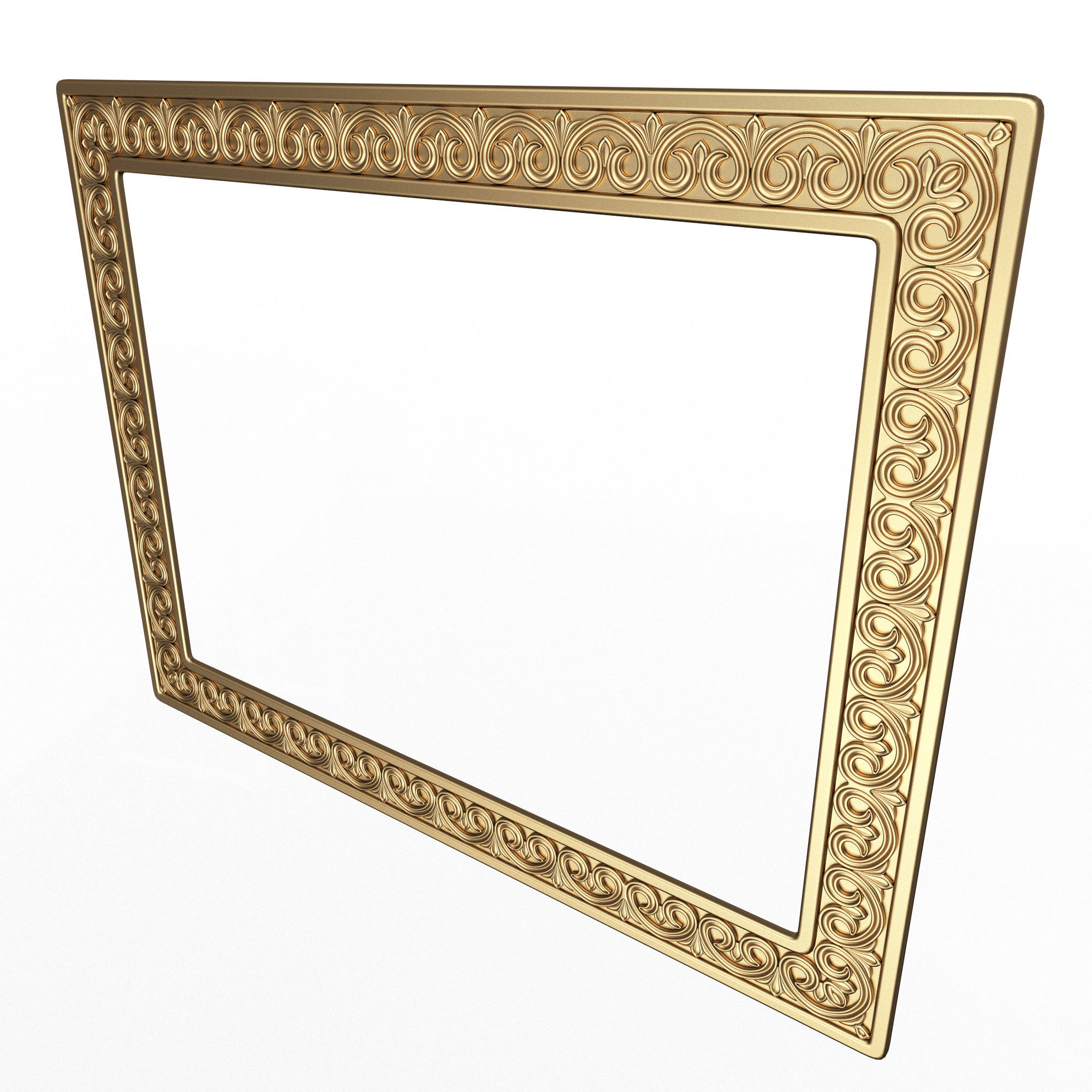 Classic Frame 023 Low-poly 3D model_2