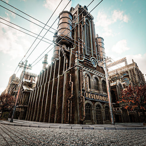 STEAMPUNK INDUSTRIAL BUILDING 1