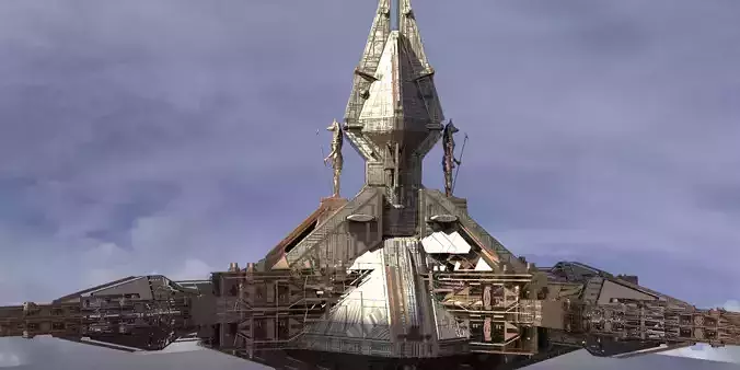 Anubis Watch pyramid tower 3  3D model
