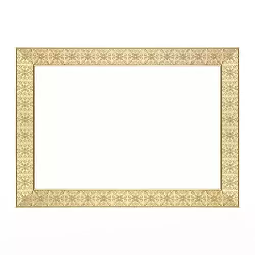 Classic Frame 025 Low-poly 3D model