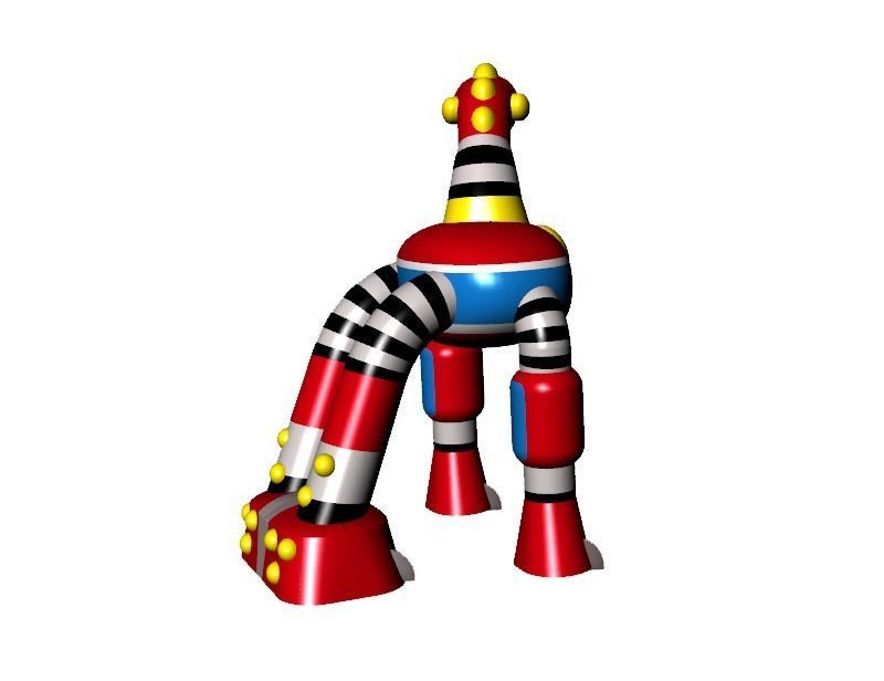 Transformer game element 2 3D model_1