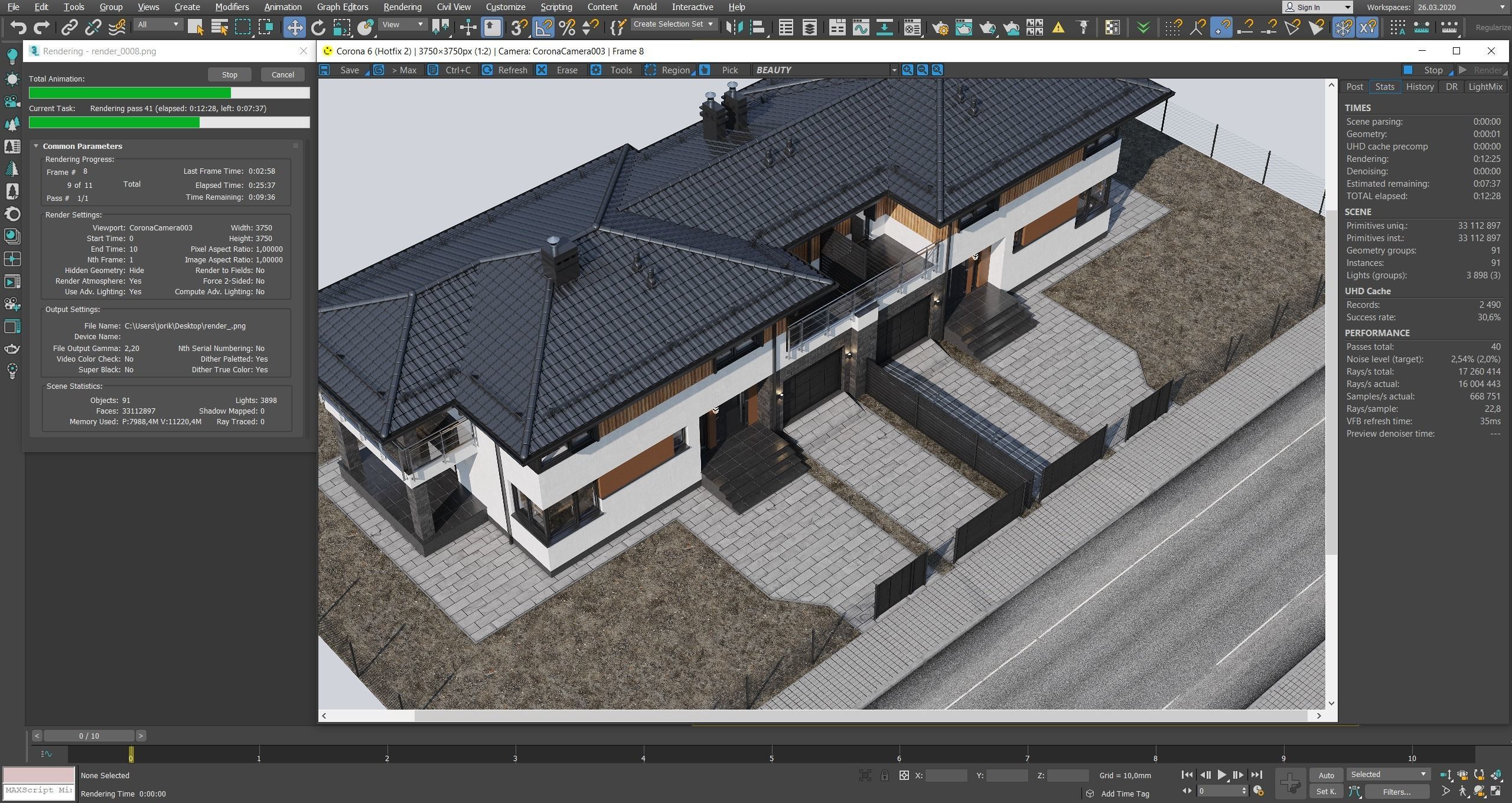 Duplex house 1 3D model_18
