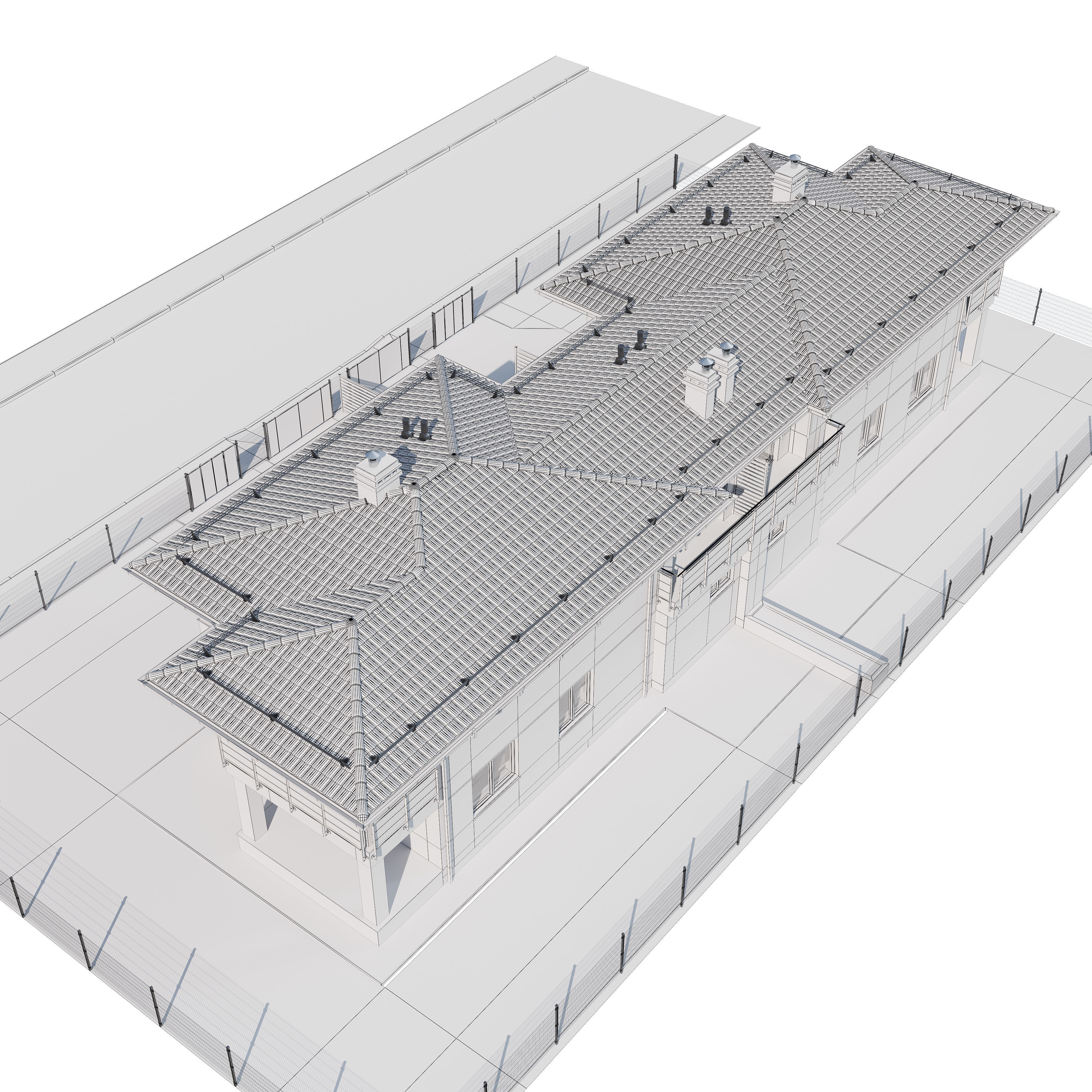Duplex house 1 3D model_29