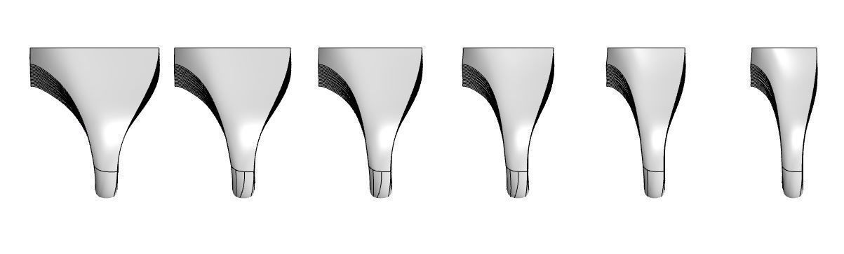 Signet rings set HERALDIC SHIELD top 3D print model_13