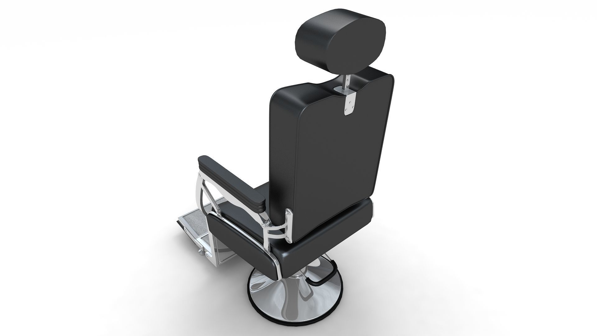 barber chair 3D model_11