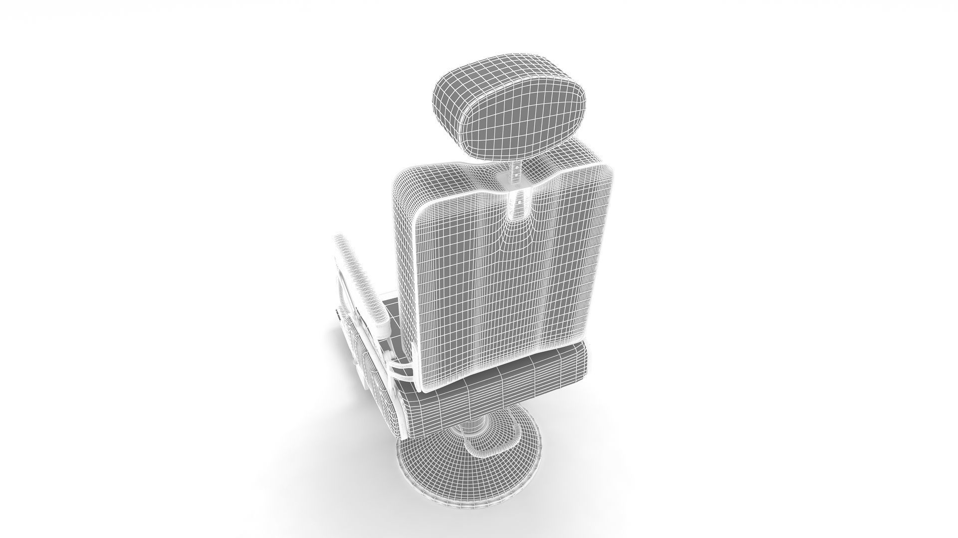 barber chair 3D model_31
