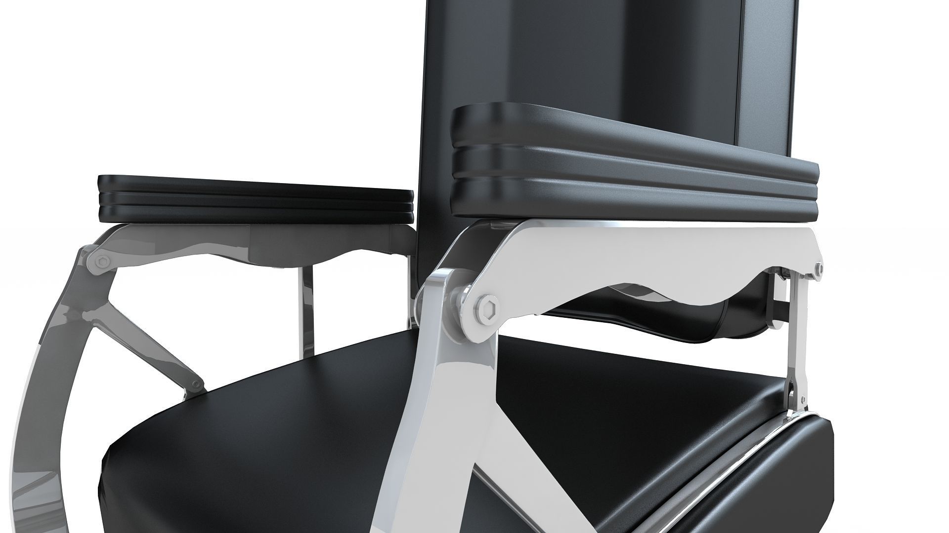 barber chair 3D model_22