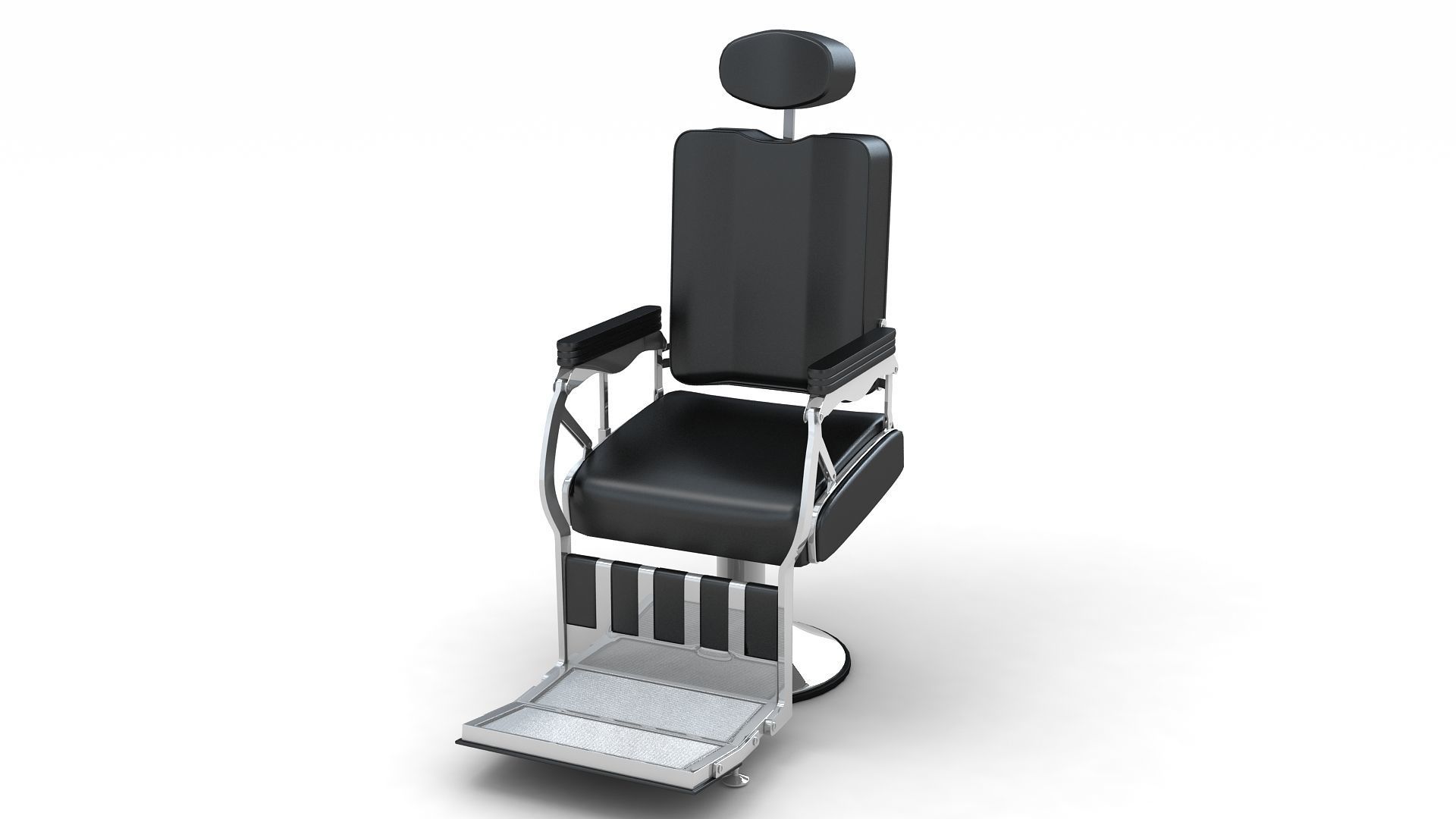 barber chair 3D model_1