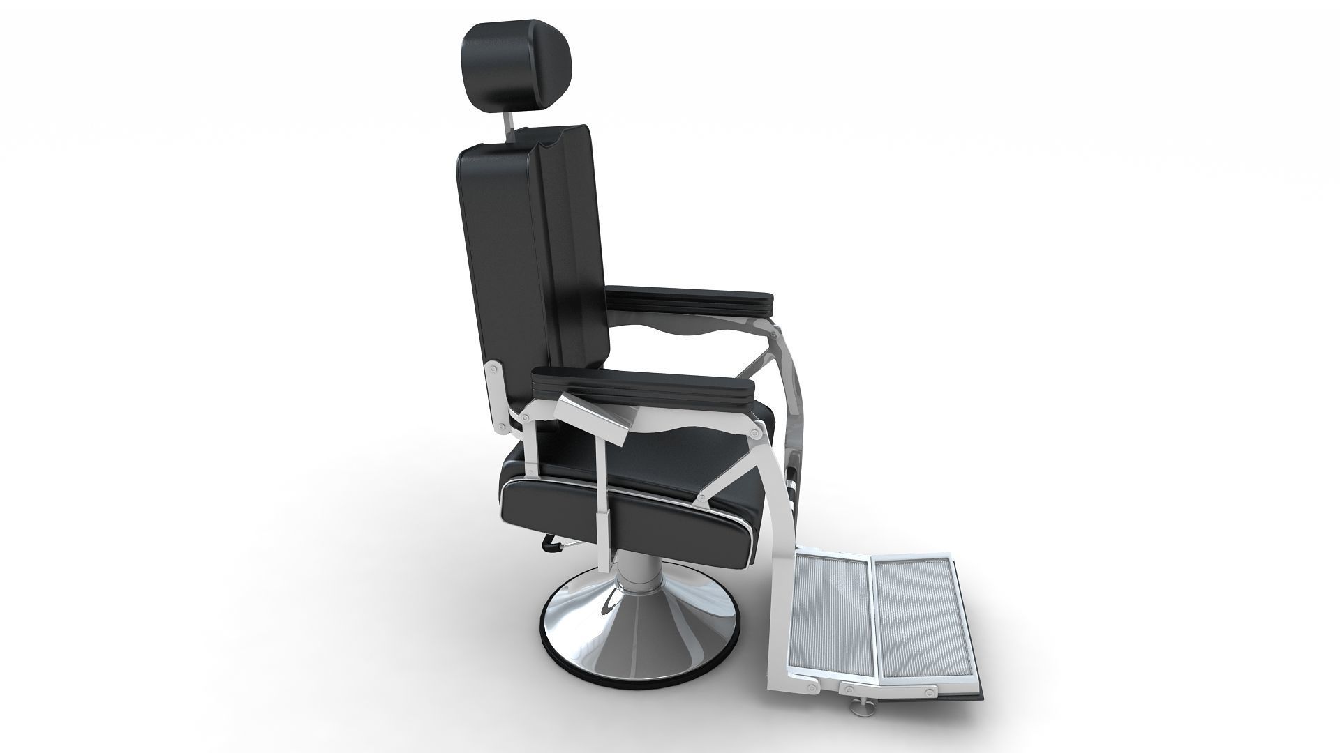 barber chair 3D model_8