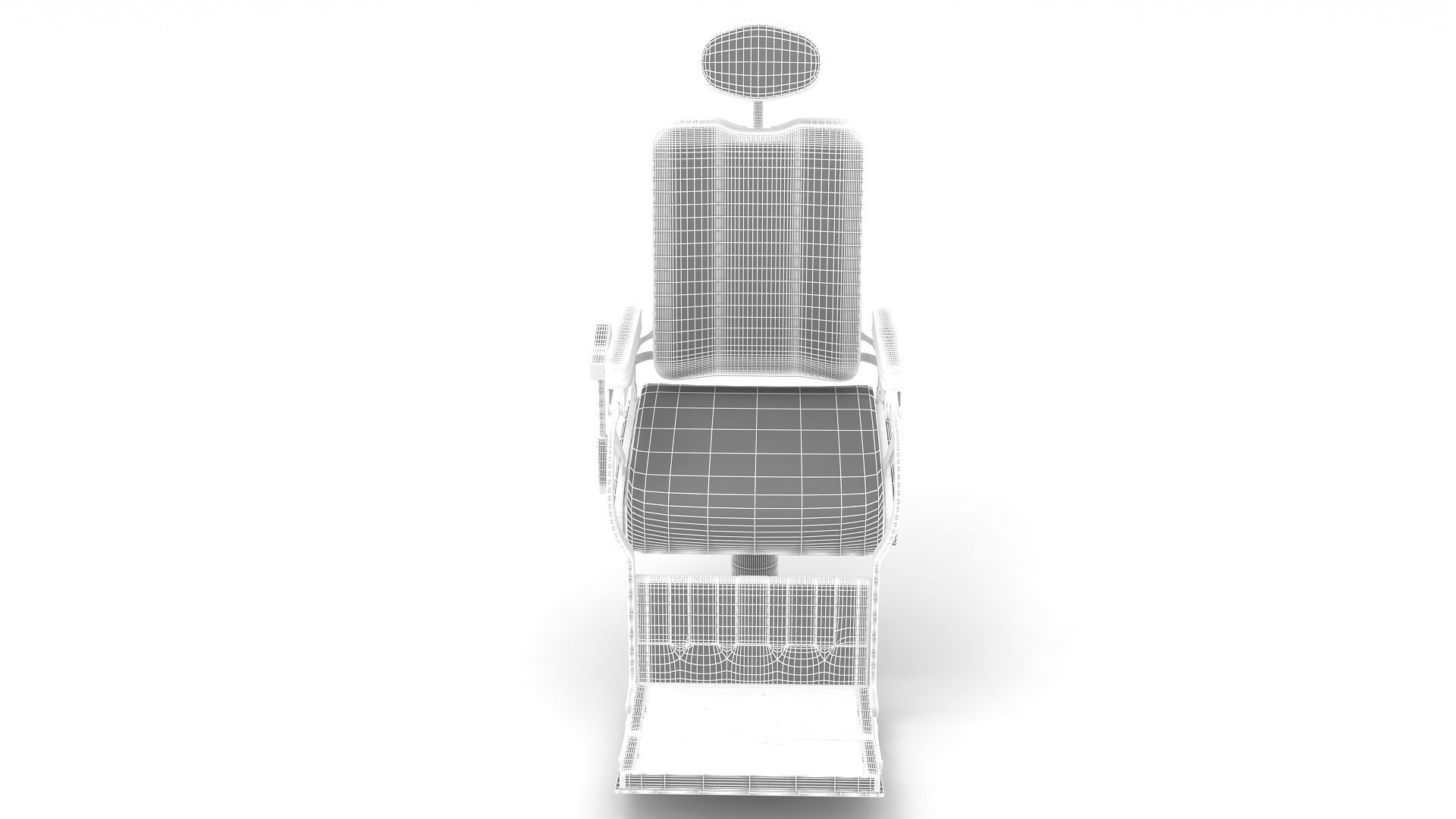 barber chair 3D model_37