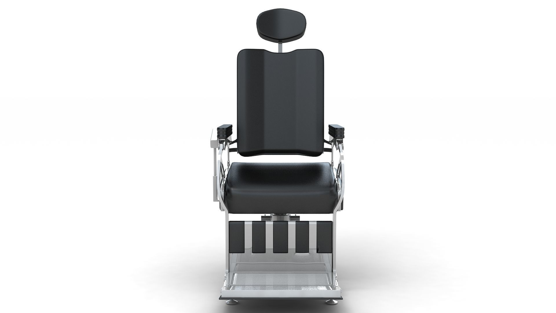 barber chair 3D model_4