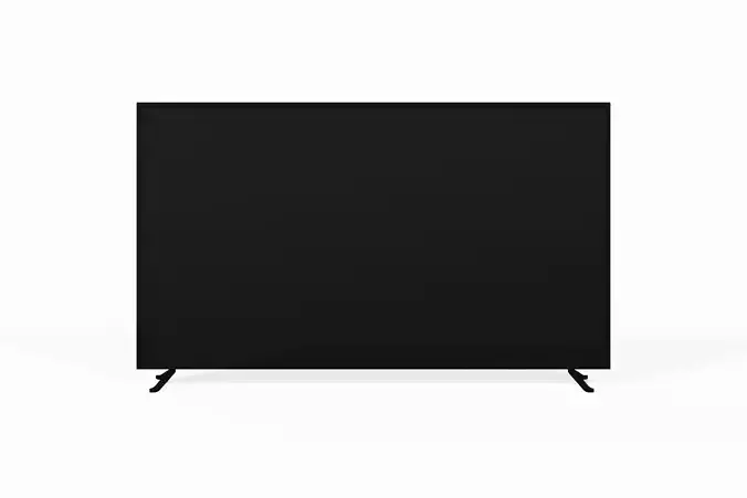 Modern TV Low-poly 3D model