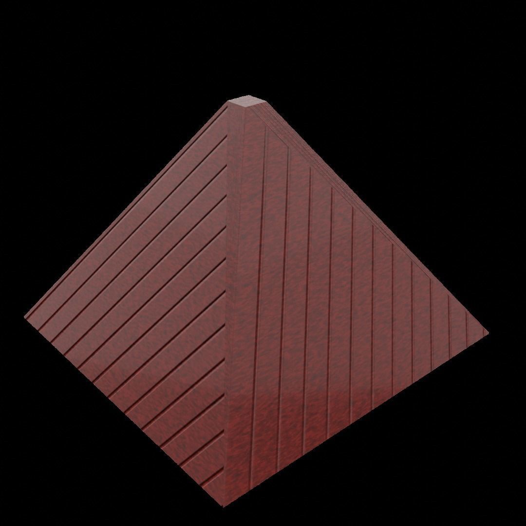 Materals wooden cube 3D model_9