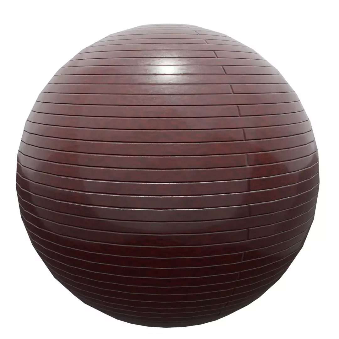 Materals wooden cube 3D model_0