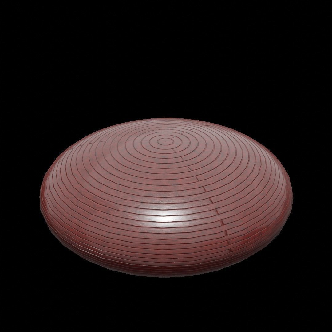 Materals wooden cube 3D model_2