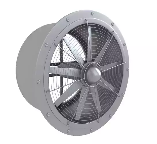 Industrial Large Fan 3D model