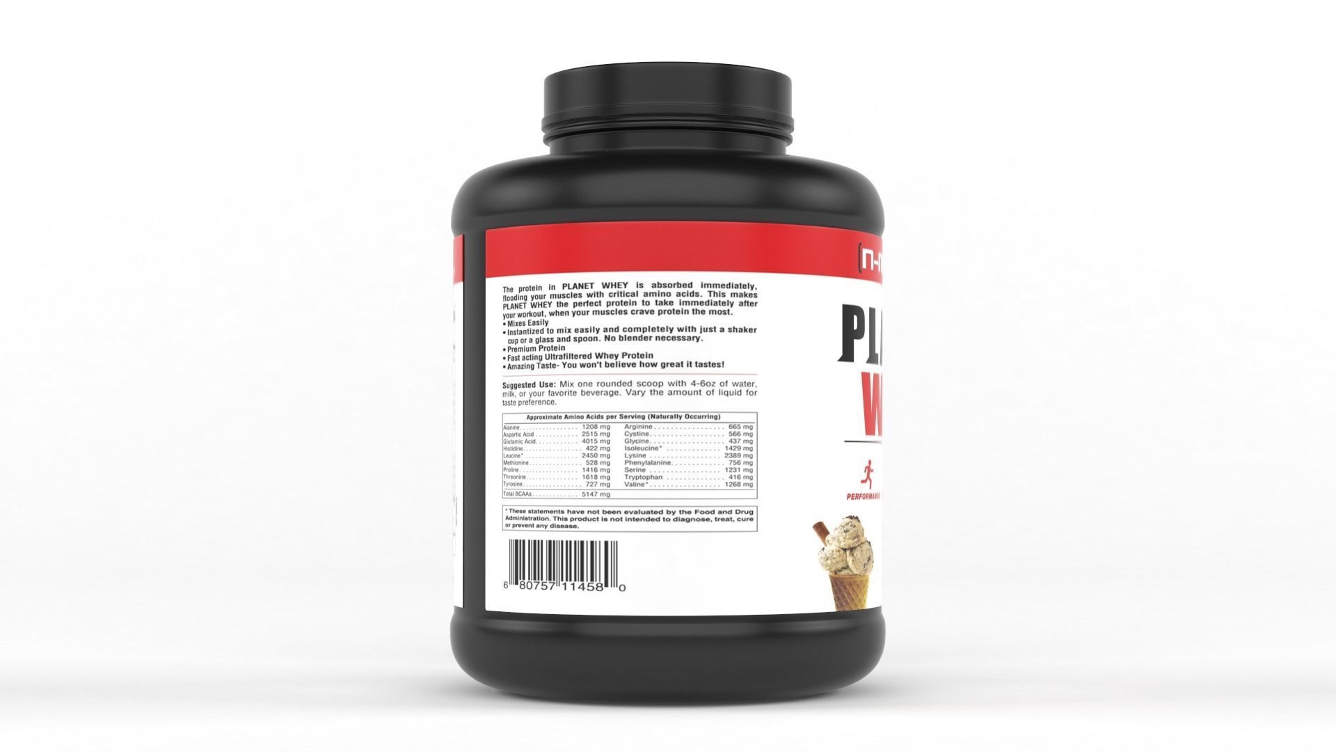 Protein Powder 3D model_3