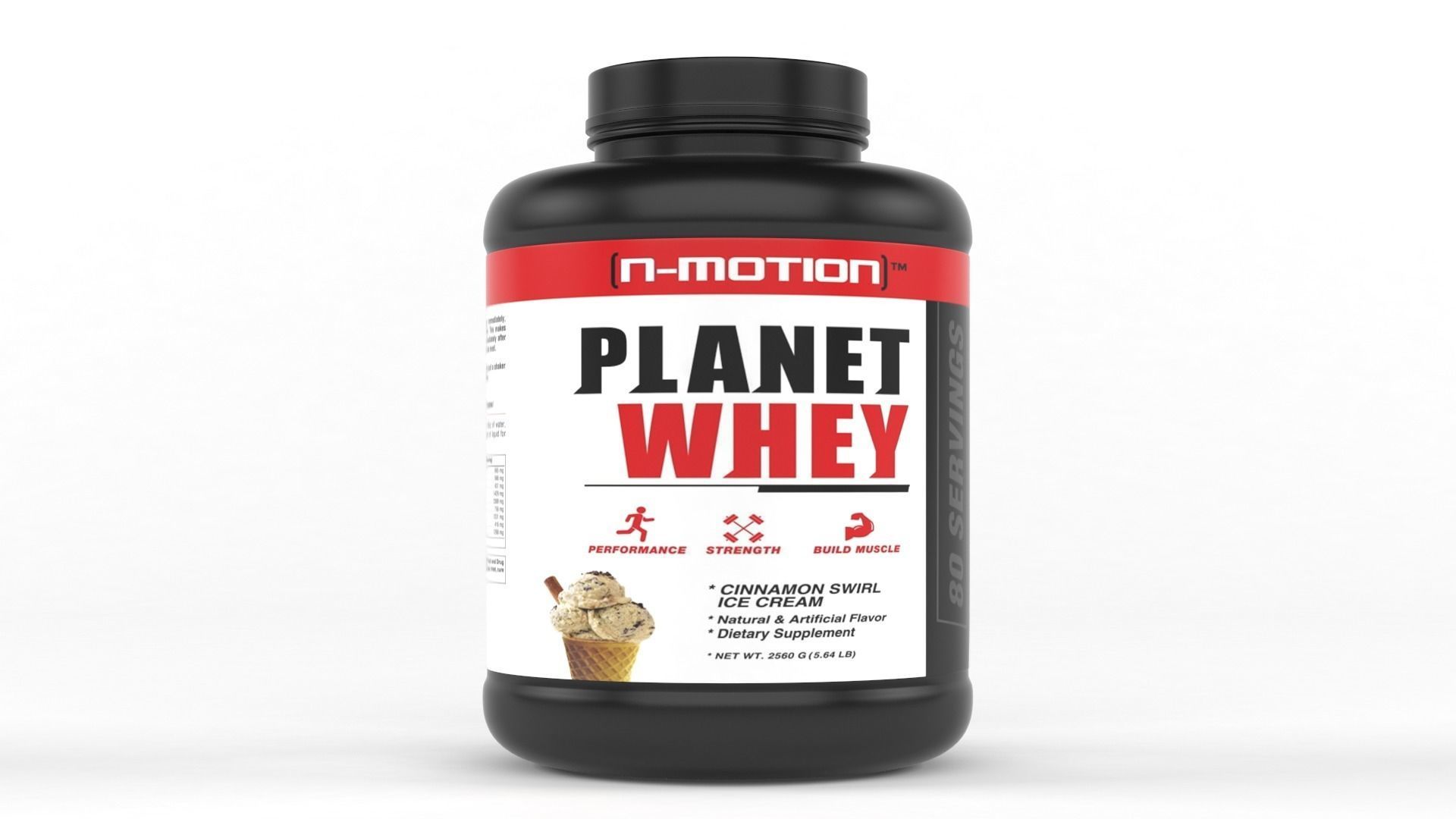 Protein Powder 3D model_1