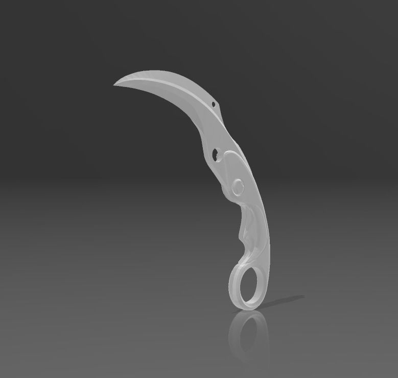 Velocity Karambit 3D print model_3