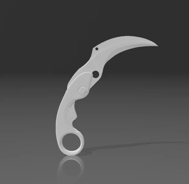 Velocity Karambit 3D print model_0