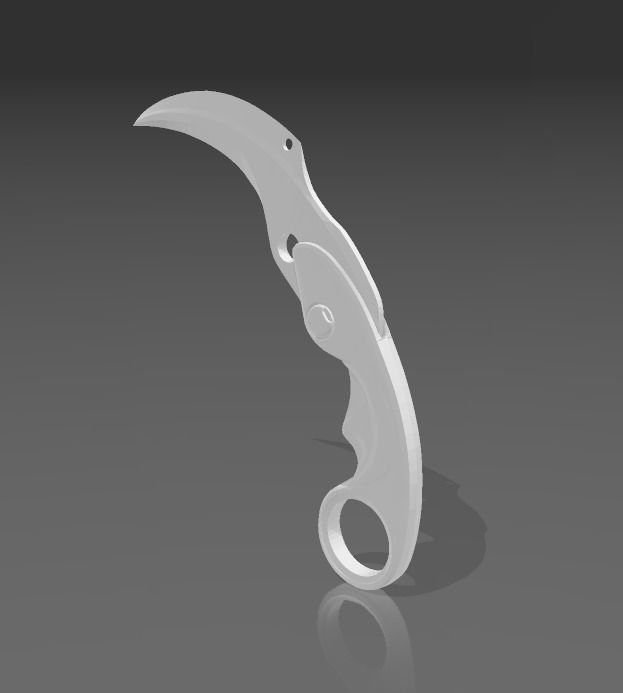 Velocity Karambit 3D print model_4