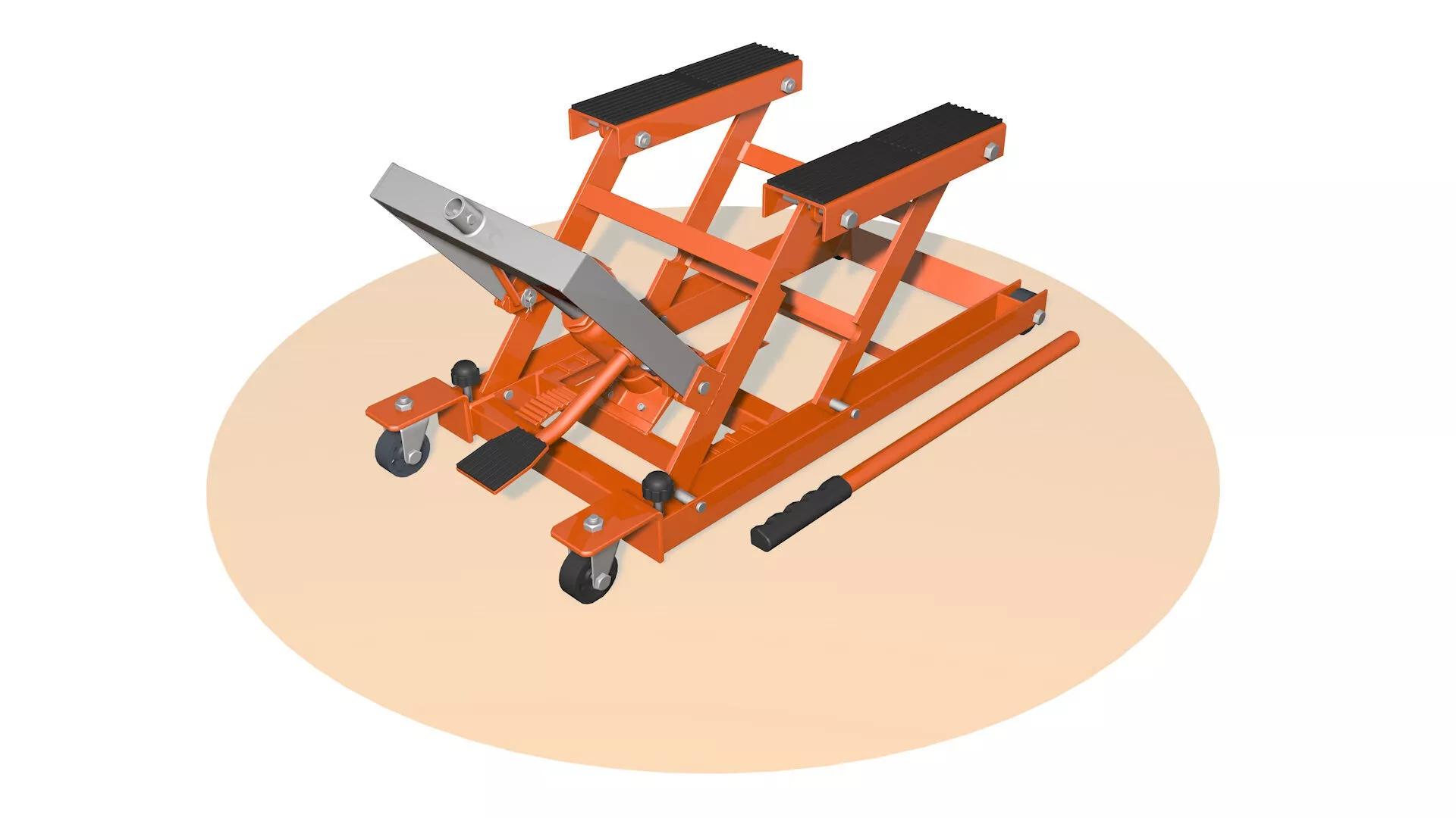 Motorcycle lift R2 3D model