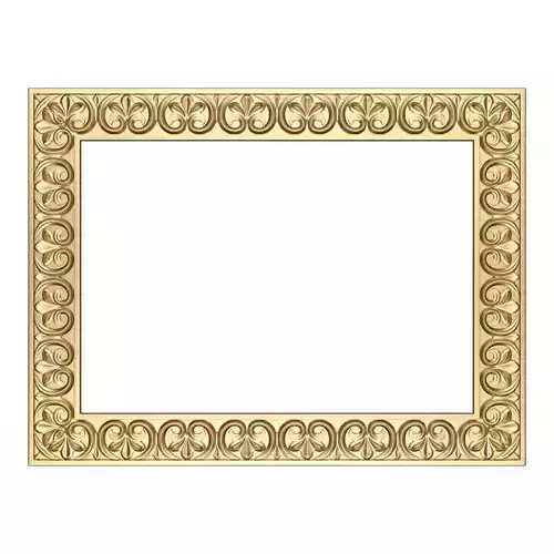 Classic Frame 027 Low-poly 3D model