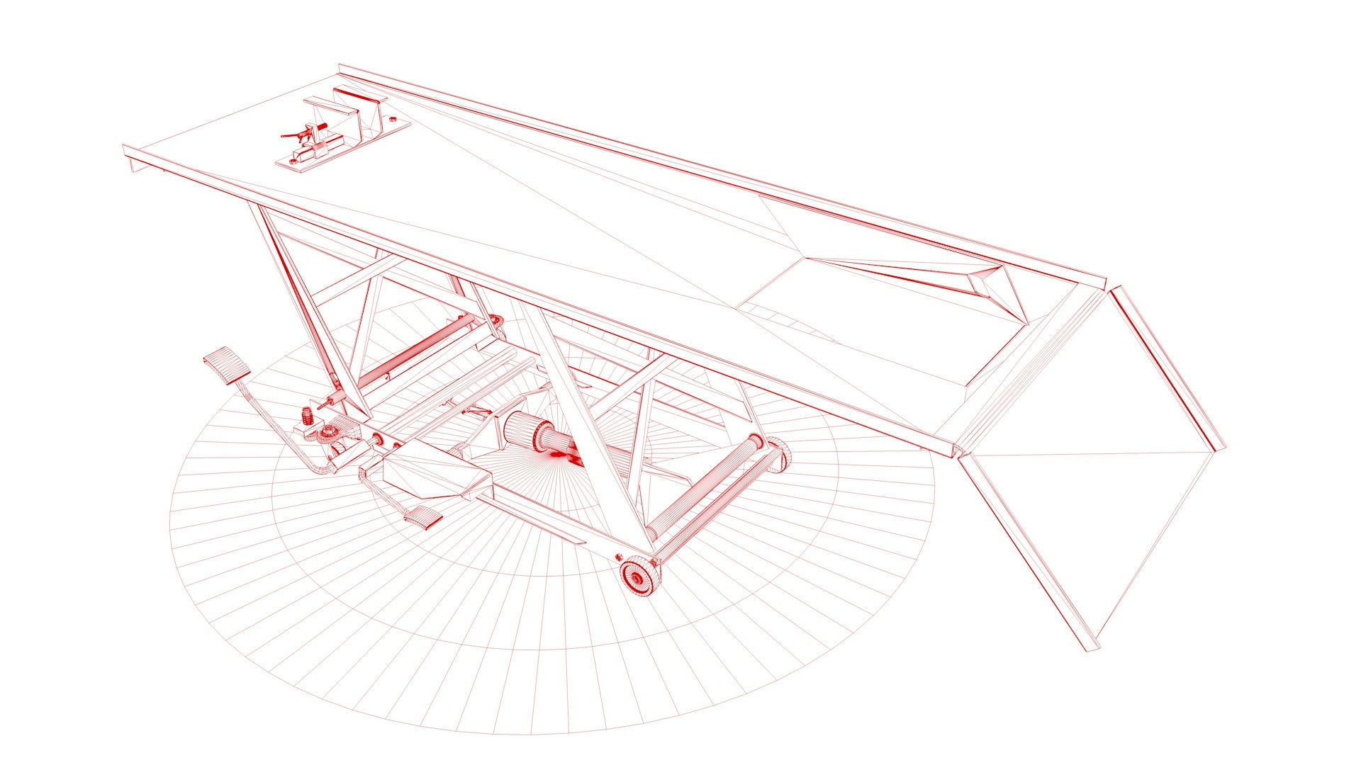 Motorcycle lift R2 3D model_9