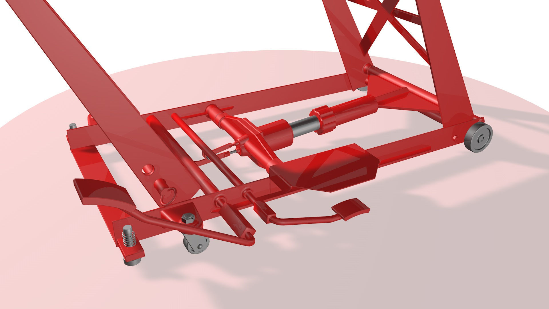 Motorcycle lift R2 3D model_4