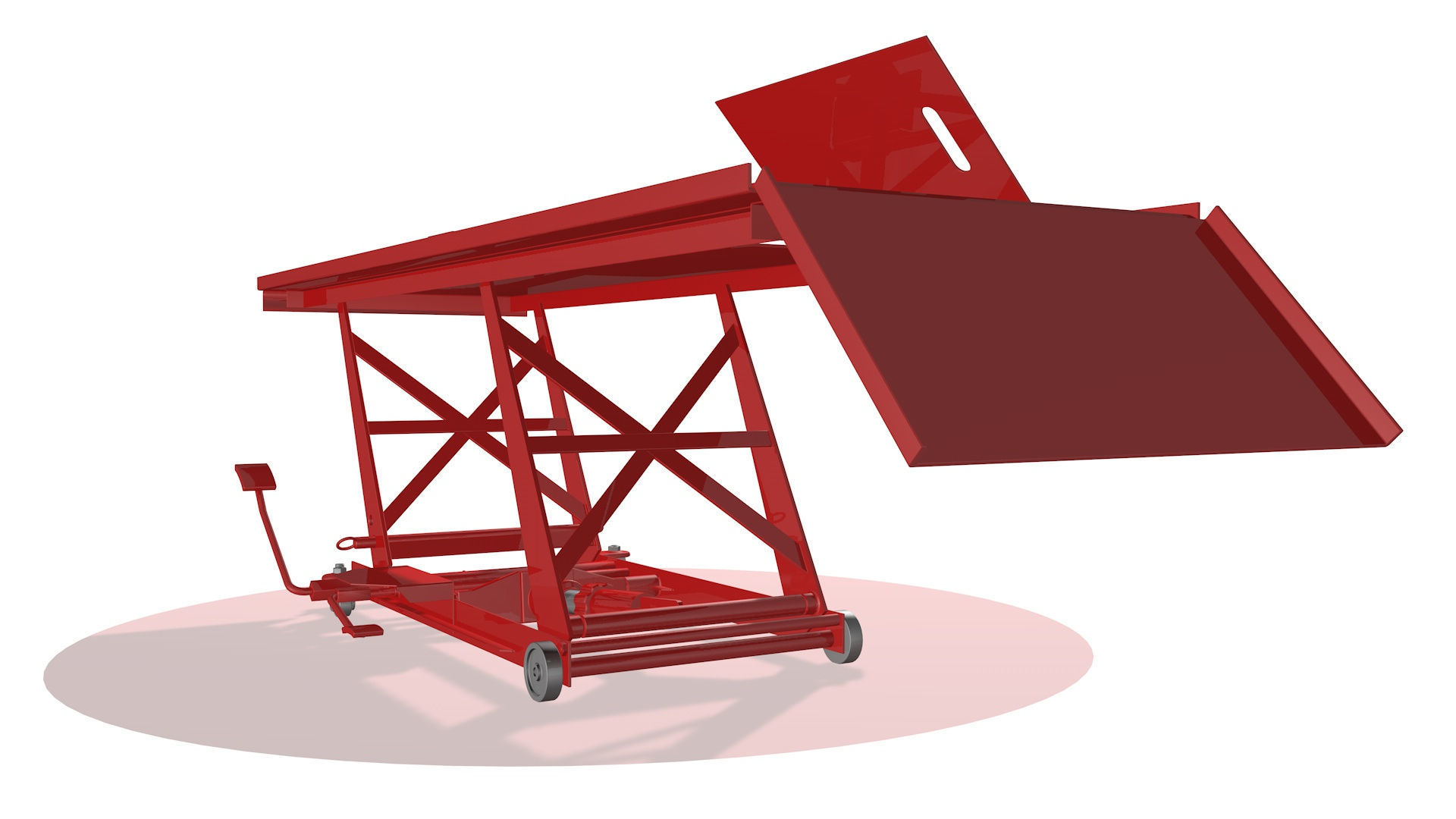 Motorcycle lift R2 3D model_7