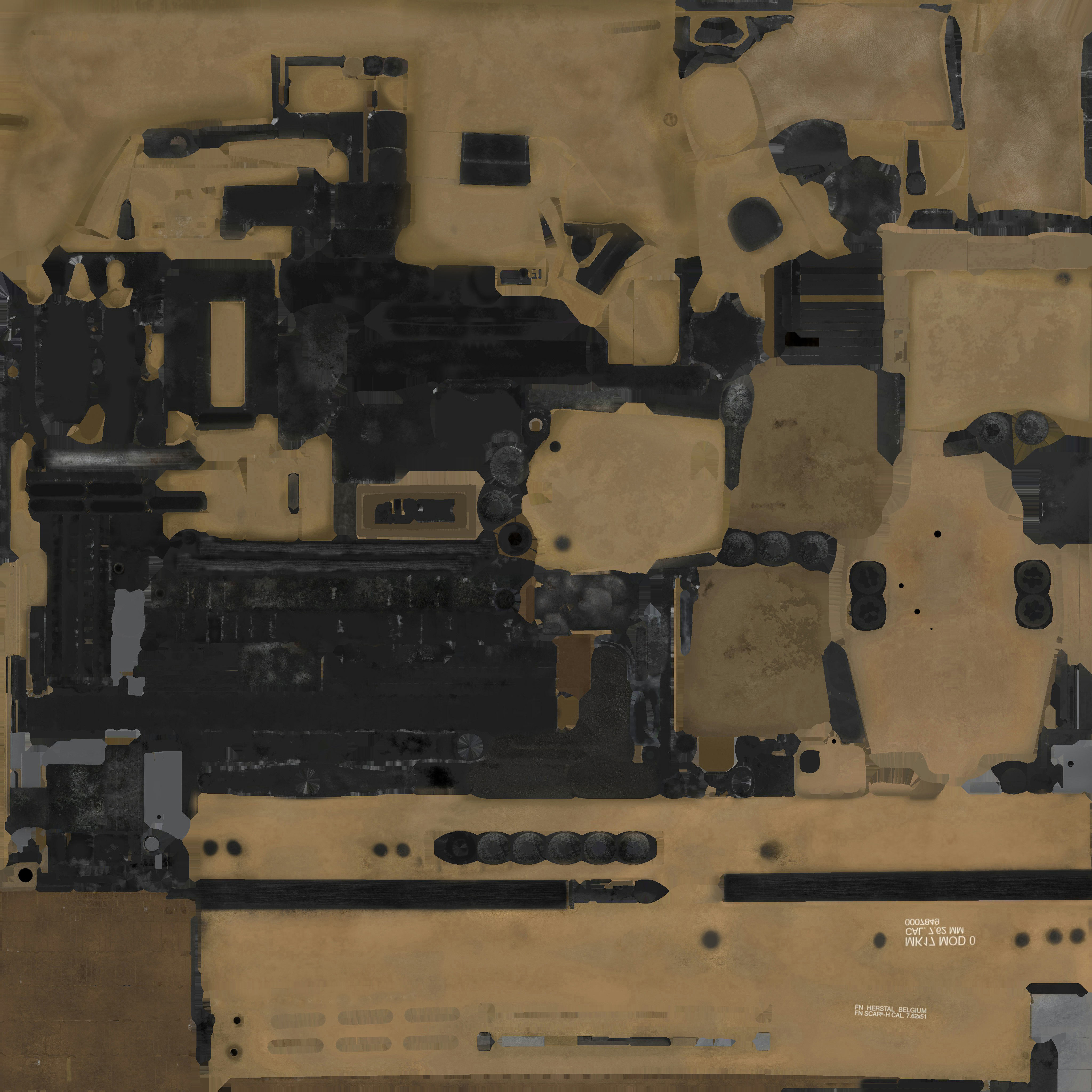 Assault Rifle SCAR Low-poly 3D model_31