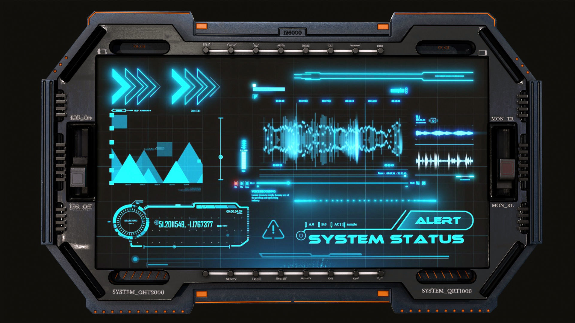 control panel screen - Vol 02 Low-poly 3D model_5