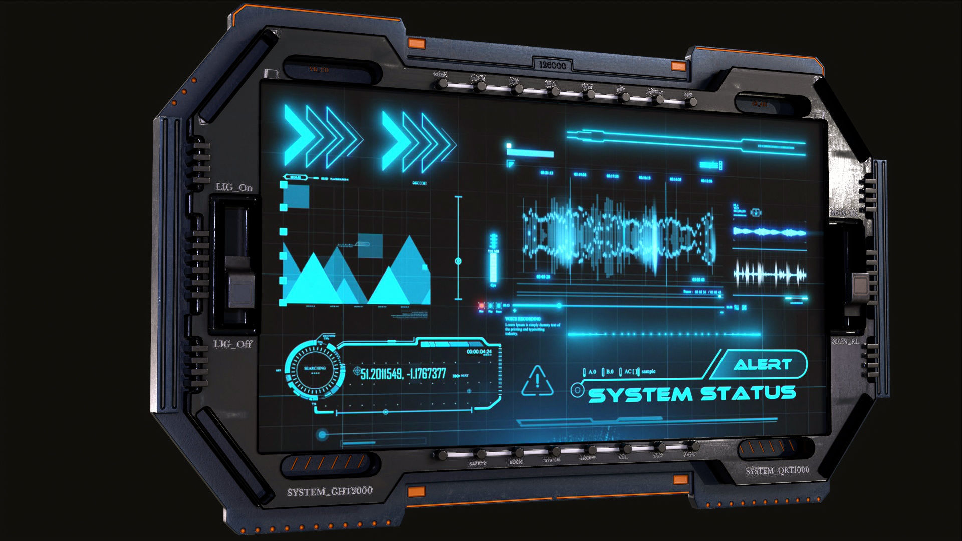 control panel screen - Vol 02 Low-poly 3D model_6