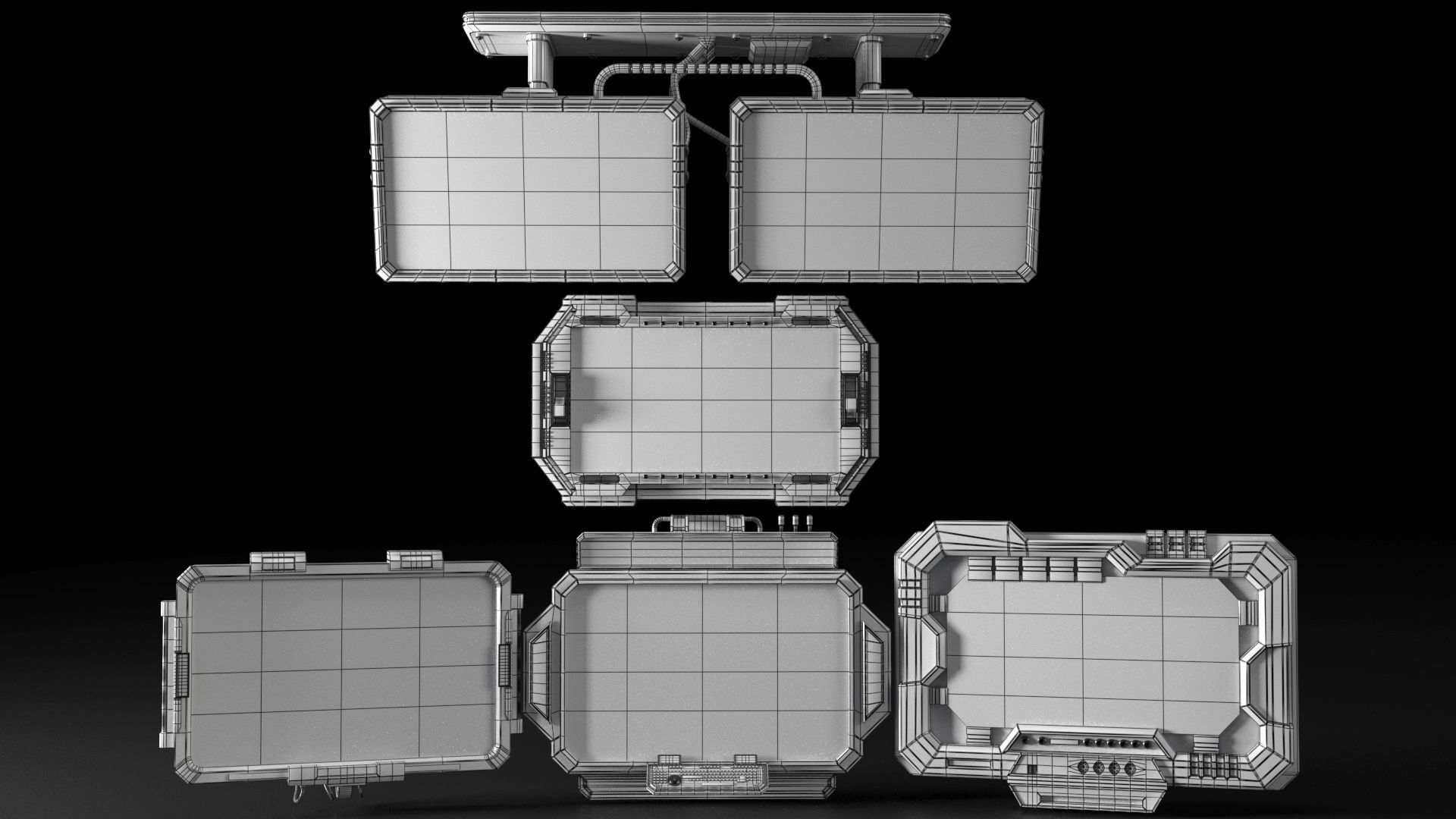 control panel screen - Vol 02 Low-poly 3D model_15