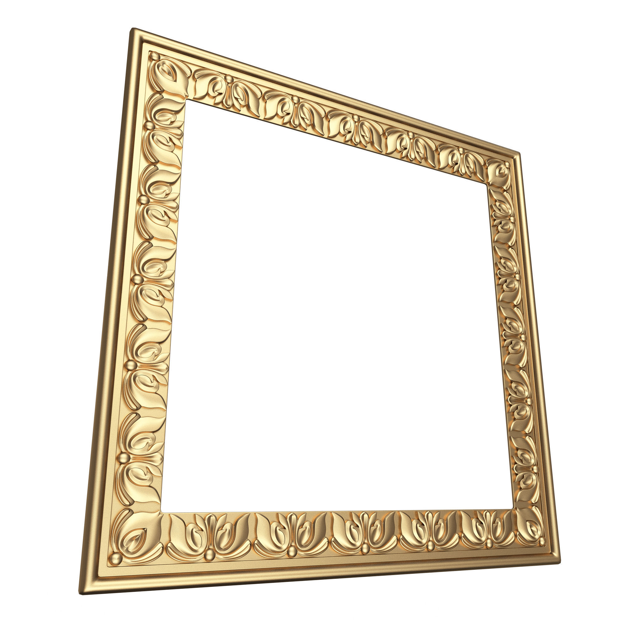 Classic Frame 028 Low-poly 3D model_2