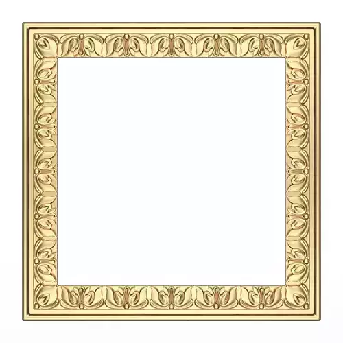 Classic Frame 028 Low-poly 3D model
