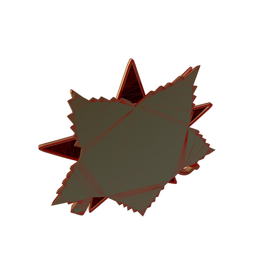 Medal order USSR 3D model_3