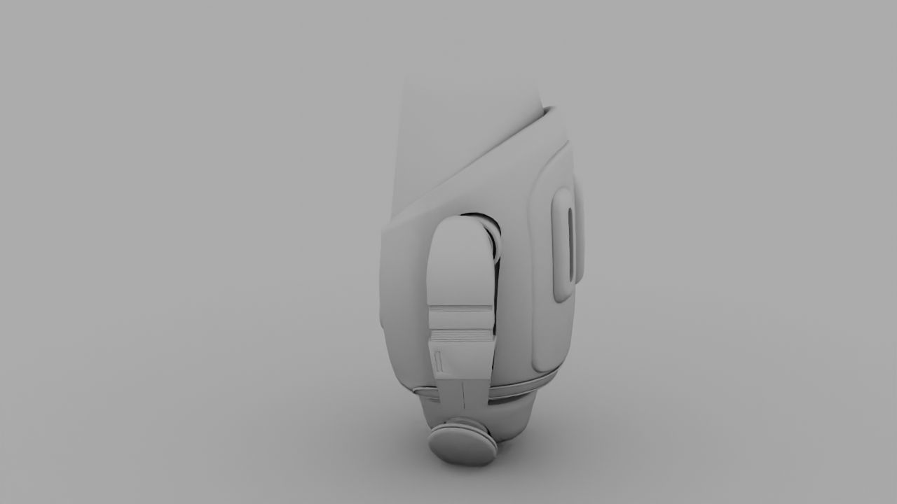 sci-fi utility robot  rigged character 3D model_7