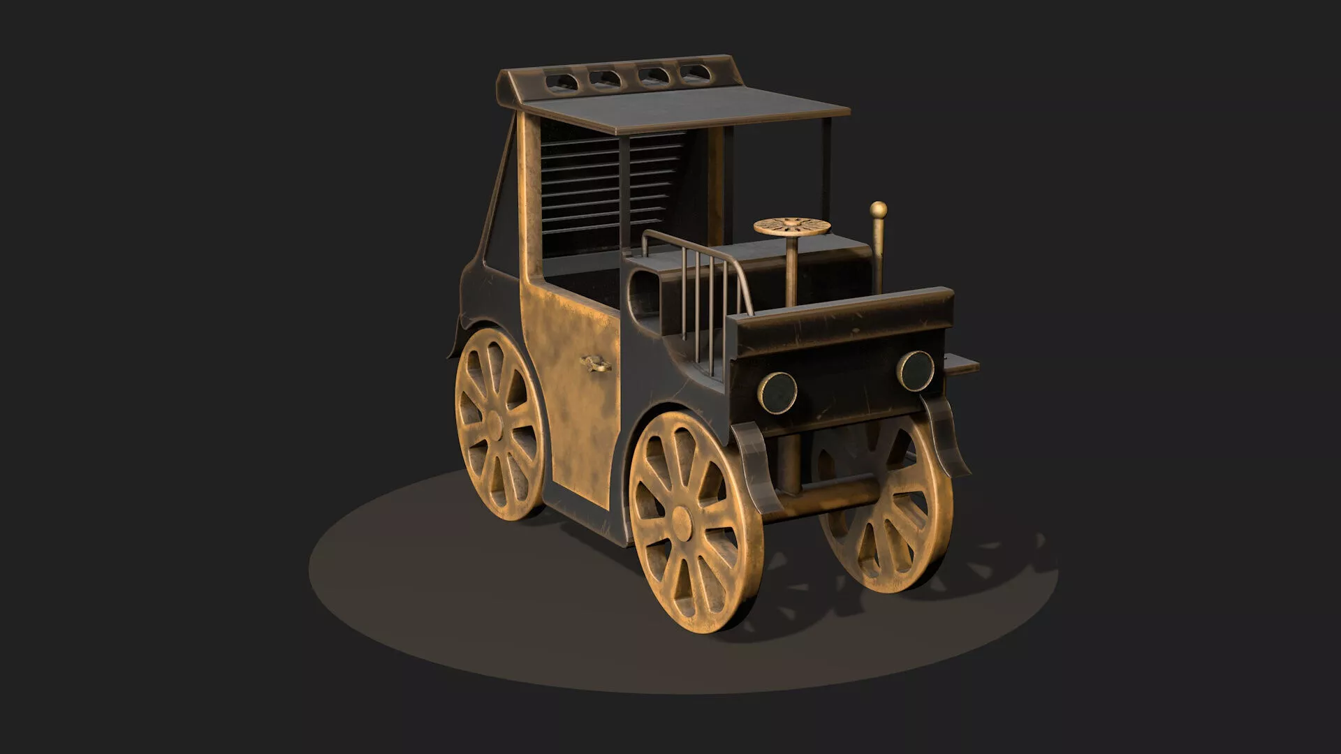 TRACKO F tractor carriage 3D model