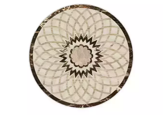 Medallion flooring coloring 3ds file for Rhinoceros 3dsmax 3ds
