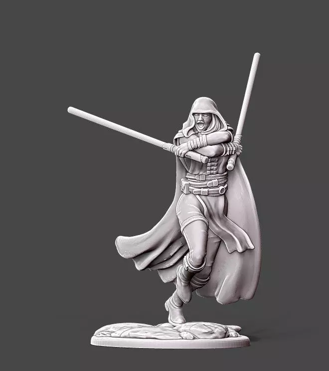 dark adept - 35 mm scale 3D print model