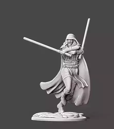 dark adept - 35 mm scale 3D print model