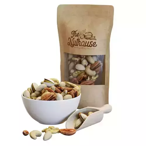 Food Set 21 - Bowl of Mixed Nuts 3D model